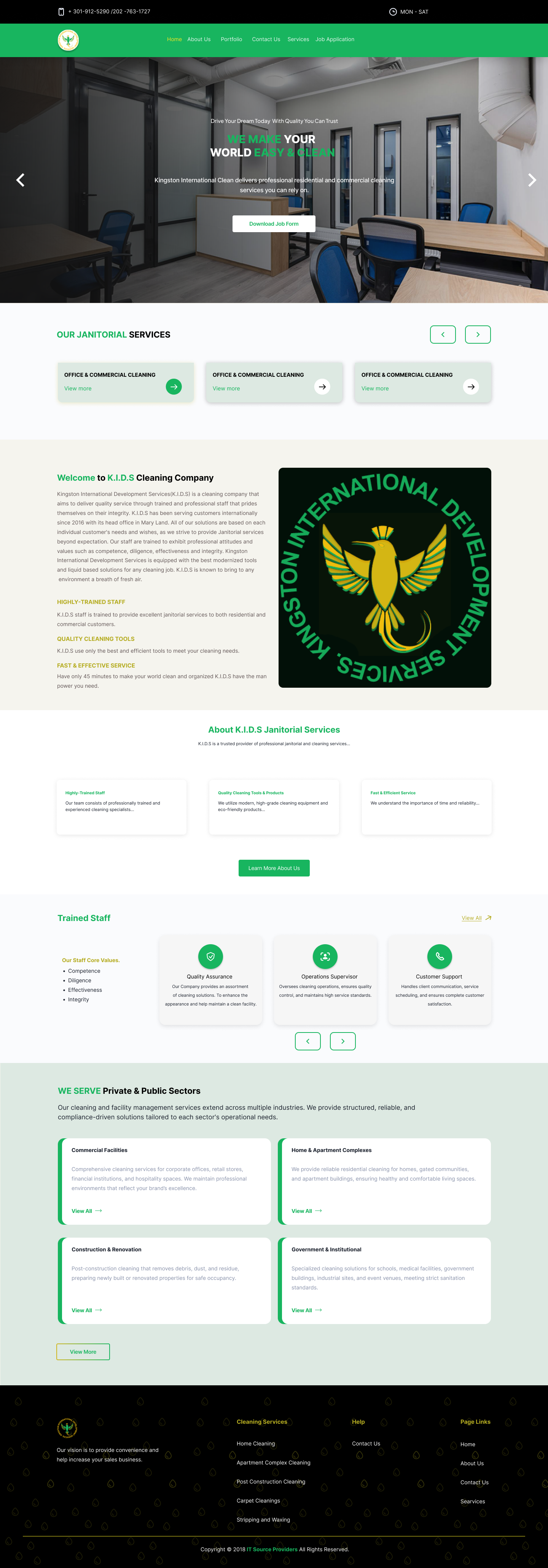 Kingstone International Cleaning Services Preview